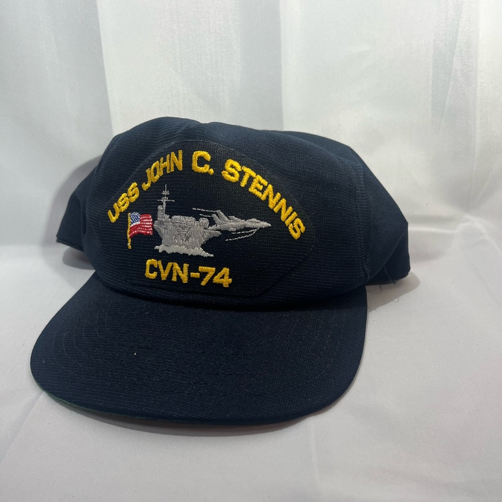 USS John C. Stevens CVN-74 hat made by cap-10 made in USA
